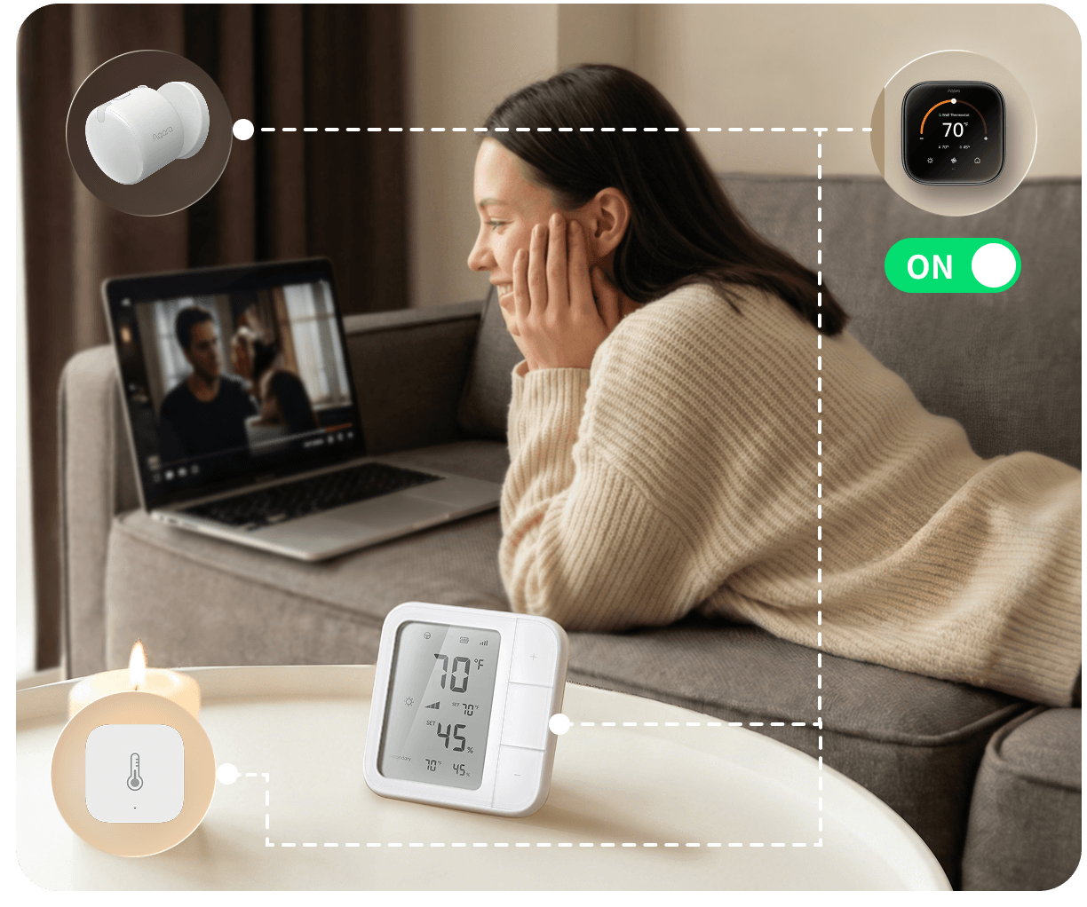 Aqara Thermostat Hub W200 gallery image 1