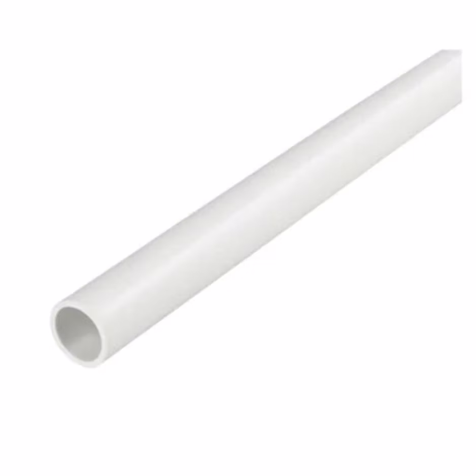 Ronde PVC Conduit Pipe — Ø20mm, White, 1.4mm wall, 3m length