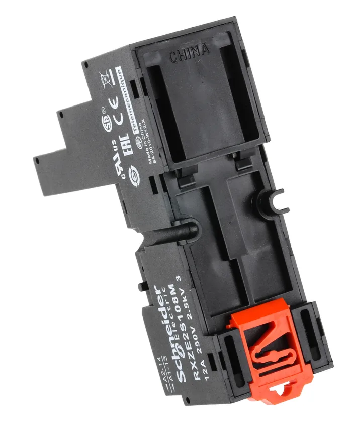 Schneider Harmony Relay Socket RXZE1M2C — 8-pin, screw-clamp