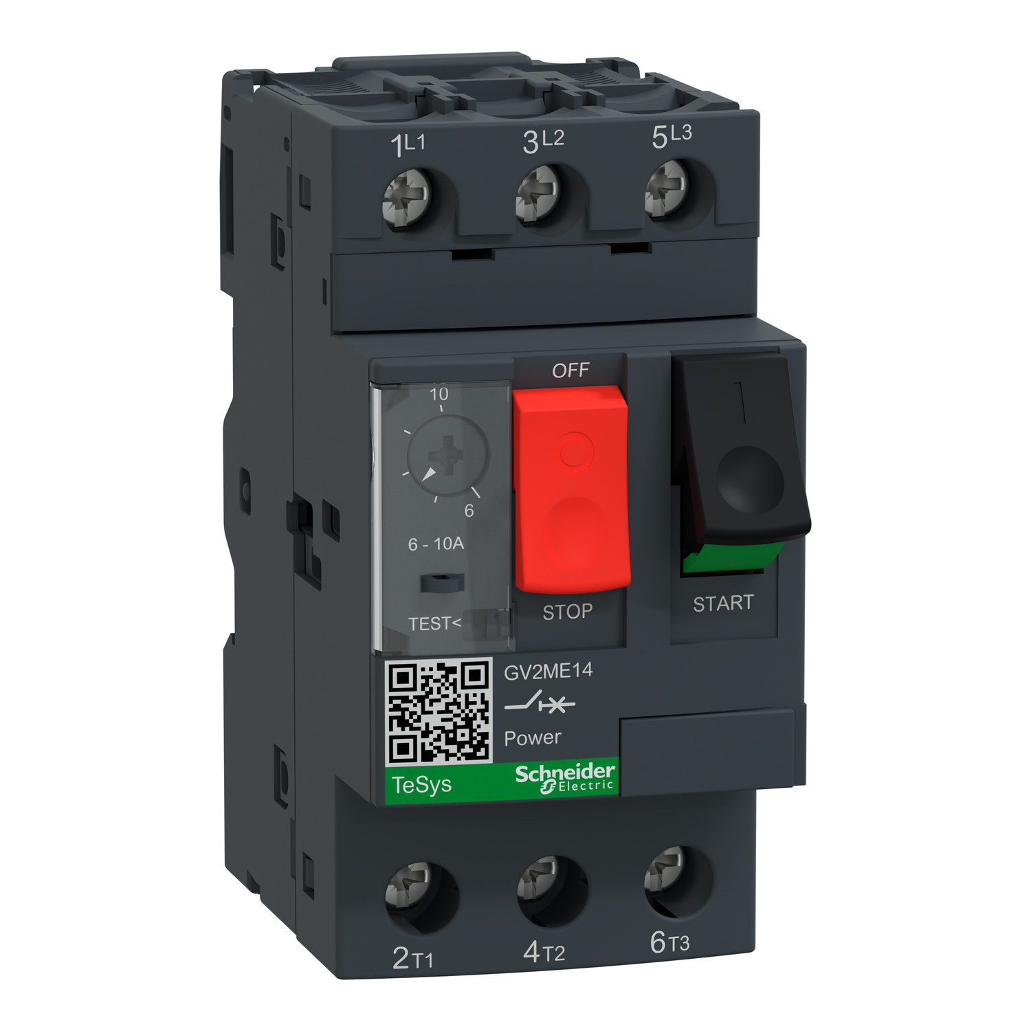 Schneider Electric GV2ME14 6–10A motor circuit breaker